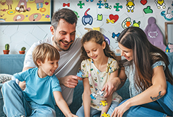 Child improving focus and attention through ABA for ADHD